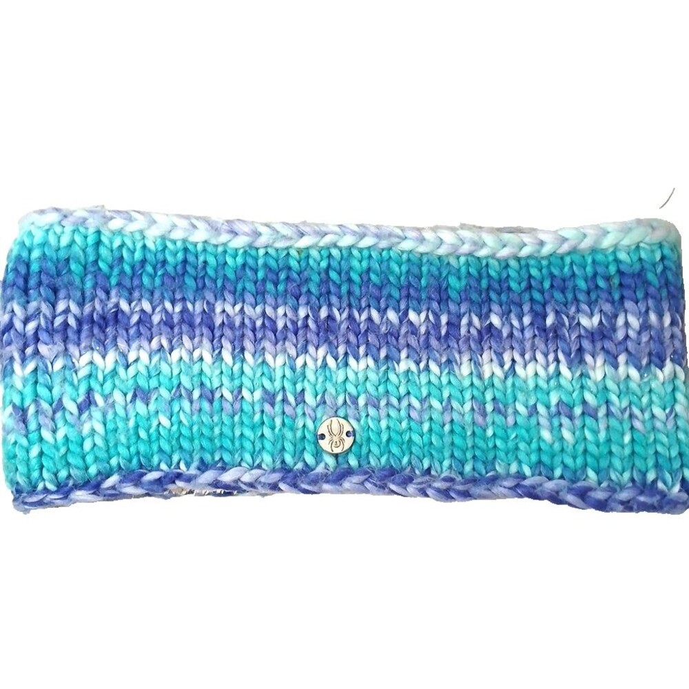 Spyder Women Fleece Lined Knit Headband Ear Warmer OS Blue/Purple/Green/White